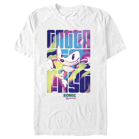 Men's Sonic the Hedgehog Gotta Go Fast Run  Graphic T-Shirt