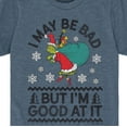 thumbnail image 3 of Dr. Seuss - I May Be Bad But I'm Good At It - Toddler And Youth Short Sleeve Graphic T-Shirt, 3 of 6