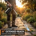 thumbnail image 2 of Propane Torch Weed Burner 45,000 BTU, Heavy Duty Weed Torch Propane Burner with 30 Inch Curved Handle, Flame Thrower for Weeds, Ice Melting, Fire Starter(Propane Tank Not Included), 2 of 9