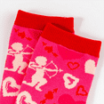 thumbnail image 5 of Valentine's Day Warm Socks for Women Knit Winter Fashion Thermal Soft Funny Unisex Funny Socks Hot Pink, 5 of 6