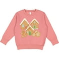 thumbnail image 2 of Inktastic Gingerbread House and Cookies Christmas Decor Toddler Sweatshirt, 2 of 4