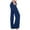 Blue, variant on Turilly Womens Plus Size Pants Women Workout Out Trouser Leggings Stretch Waist Pocket Yoga Gym Loose Pants