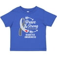 thumbnail image 3 of Inktastic Diabetes Awareness Brave and Strong Boys or Girls Baby T-Shirt, 3 of 5