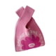thumbnail image 5 of Bolso de muñeca con nudo para mujer, hecho a mano, elegante, mini bolso con nudo, funda, reutilizable, bolso de mano tipo cubo Rosa, 5 of 9