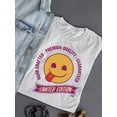 thumbnail image 3 of Limited Edition - Premium Retro Emoji Graphic Women's T-shirt, 3 of 4