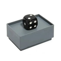 Miracle Dice 7 Black Die and Box Dice Number Change Close up Magic Tricks Mentalism Magicians Prop Gimmick Accessory Illusion