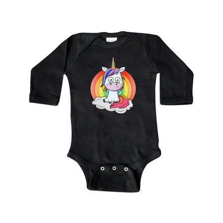 

Inktastic Unicorn Rainbow Gift Baby Boy or Baby Girl Long Sleeve Bodysuit