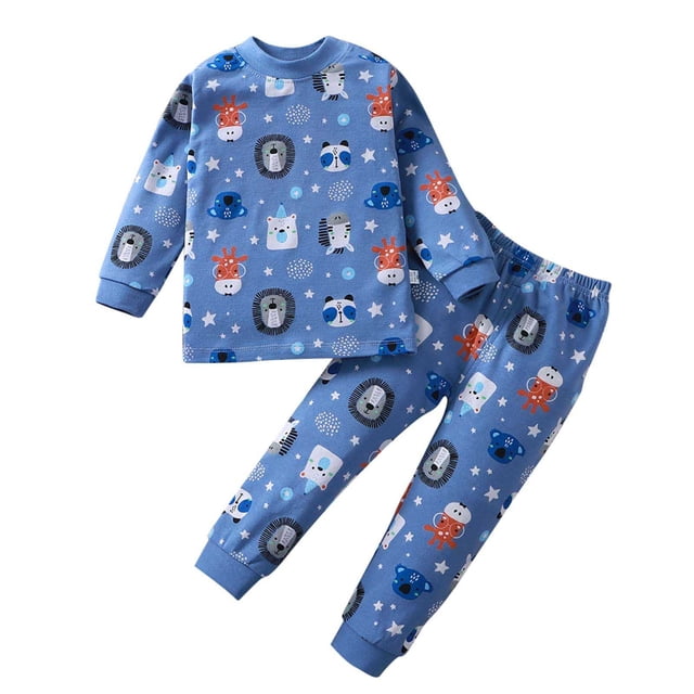 Odeerbi 3-9 Años Niños Conjuntos Sudaderas de Algodón Cuello Redondo Camisetas Pantalones Sudadera Conjunto de Dos Piezas Manga Larga