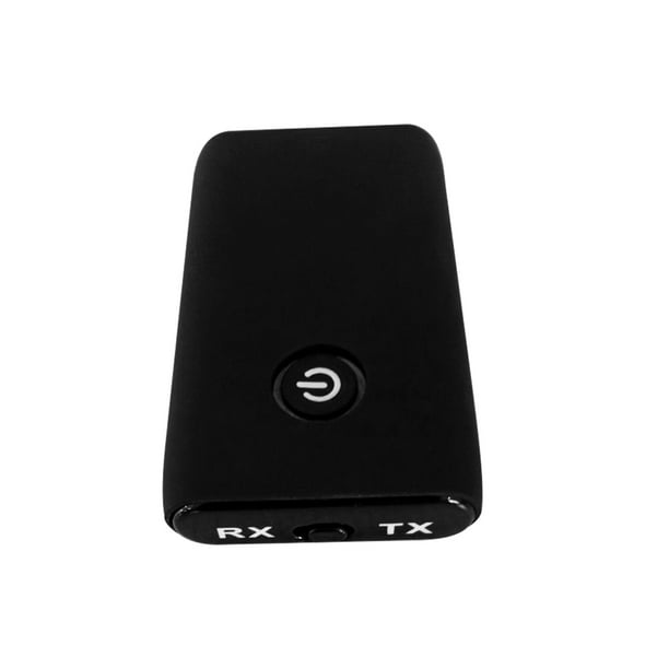 Transmisor Bluetooth 5.0 Receptor Adaptador de audio inalámbrico 2 en 1 para TV PC Altavoz de coche con entrada AUX de 3,5 mm Advancent DZ7410-00B