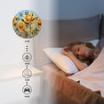 thumbnail image 4 of 14 Inch Wall Clock Battery Operated Silent Clock Decorative for Office, Kitchen, Outdoor, Living Room，Sunflowers Branch Oil Painting Painting, 4 of 4