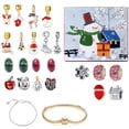 thumbnail image 2 of Christmas Advent Calendar Kit - Advent Calendar 2021 | Advent Calendar Bracelets for Girls | 24 Days Countdown Calendar | Christmas Gift for Kids  Teens, 2 of 5