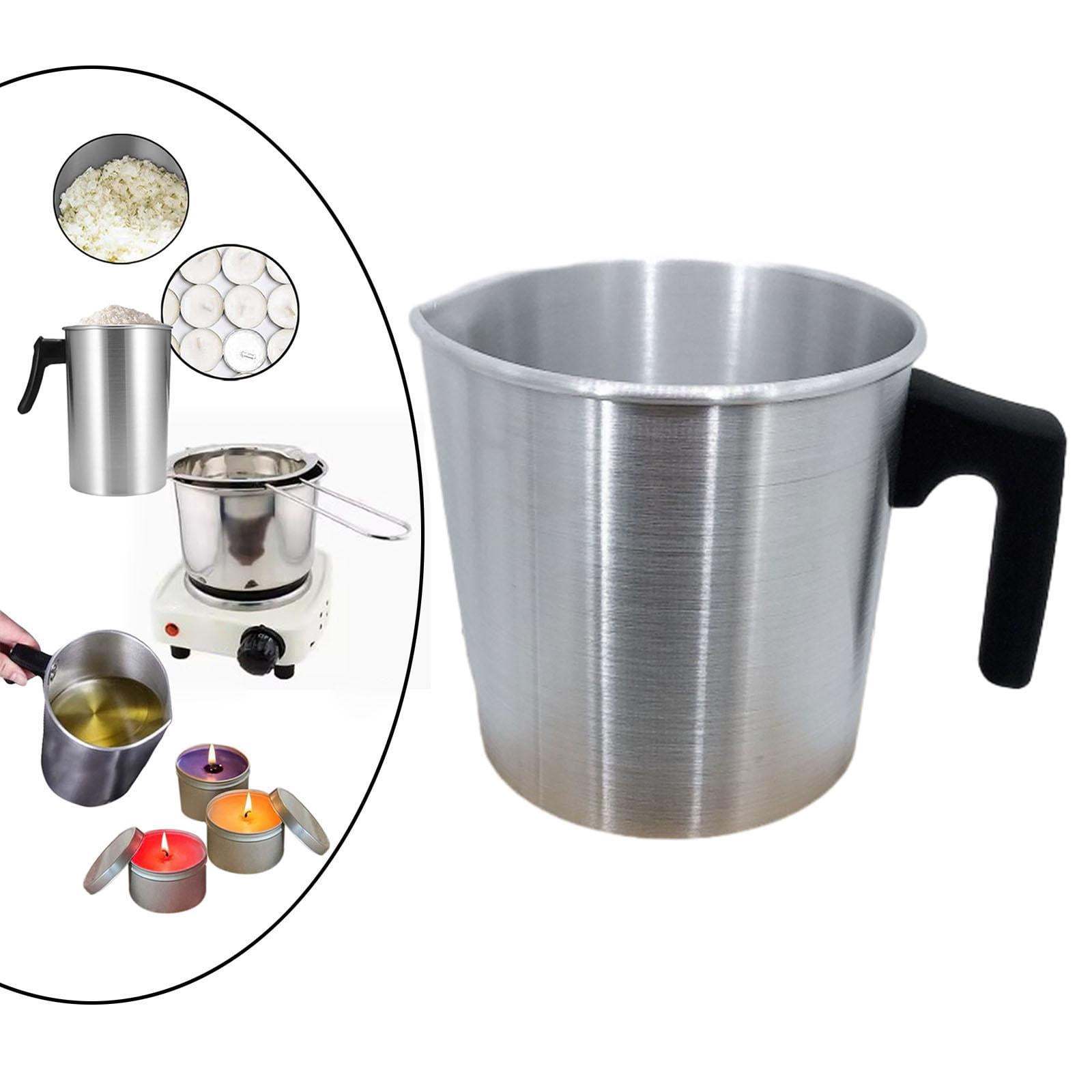 perfeclan Candle Making Pouring Pot Melter Pot with Spout Melting Pot Candle Making Pitcher for Candy Butter DIY Crafts C