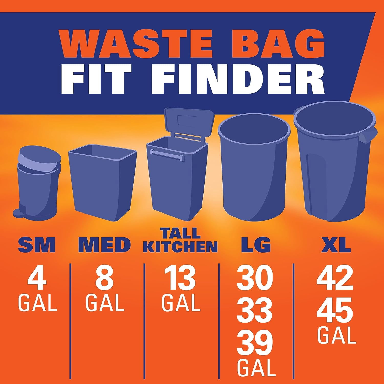 Clear Trash Bags, Clear, 30 Gallon, 36 Count