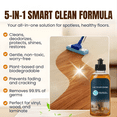 thumbnail image 6 of 5-in-1 Floor Cleaner | Tile, Stone, Laminate, Vinyl & Natural Wood Floor Cleaner for Mopping, Household Supplies, Baby & Pet Saf, 100ml, 6 of 6