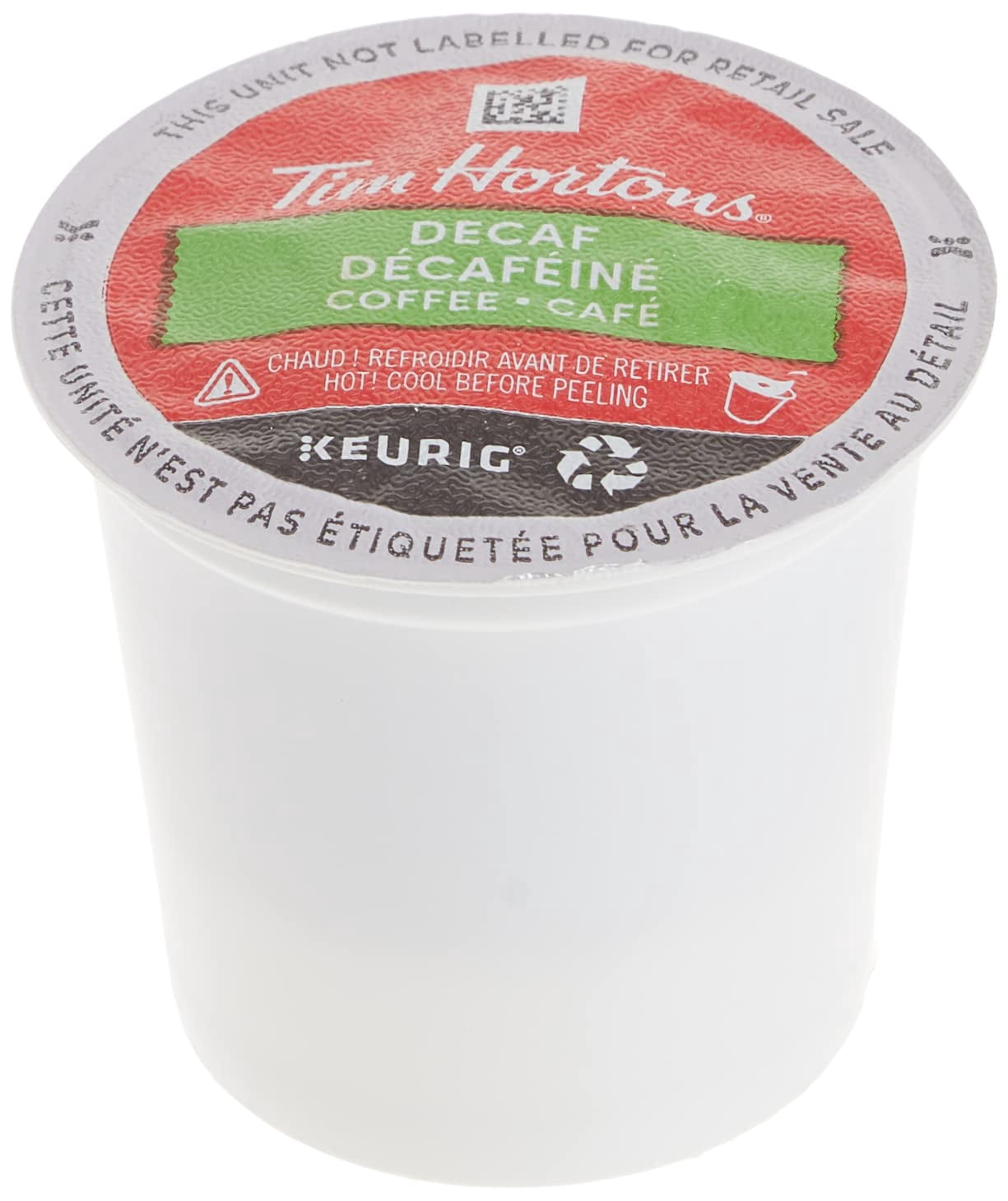 Tim Hortons Single-serve Decaf 80 K-Cup Pods, 840g/29.6oz {Imported from Canada}