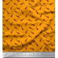 thumbnail image 1 of Soimoi Poly Georgette Fabric Guitar Musical Instrument Print Fabric by The Yard 52 Inch Wide, 1 of 3
