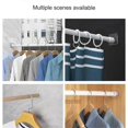 thumbnail image 4 of Nail-Free Pole Bracket Shower Retainers Mounts Racks Home White, 4 of 5