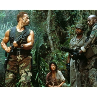 Photo Signée A4 Arnold Schwarzenegger & Carl Weathers - Predator - Cadre Prêt à Offrir - HWC Trading