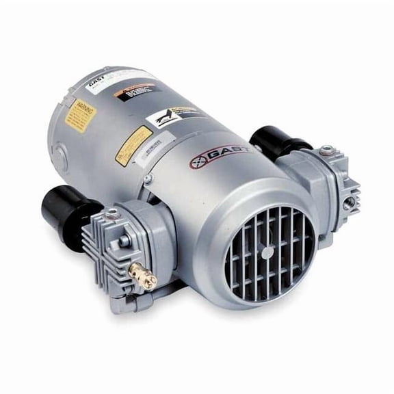 Gast Piston Air Compressor, 1/3HP, 115V, 1Ph 3HBB-32-M300AX