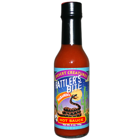 - Desert Creatures Rattlers Bite Habanero Hot Sauce - 5 oz