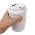 thumbnail image 1 of Taza de café de metal vaso aislado antideslizante de alimentaria 450 ml blanco para coche ANGGREK Otros, 1 of 8