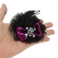 thumbnail image 2 of Unique Bargains 1 Pc Hair Clip Fashion Halloween Hat Duckbill Clip 3 Hair Barrettes Black Purple, 2 of 5