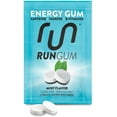 thumbnail image 2 of (3 pack) Run Gum Mint Energy Gum 50mg Caffeine Taurine & B-Vitamins per Piece, 2 Pieces, 2 of 9