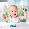 thumbnail image 3 of Shisuyan 1 Set Training Tableware Chick Learning Spoon Fork Toddler Eating Tool, 3 of 9