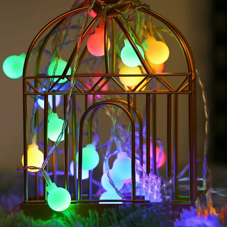 Outdoor fairy lights mains powered outlet
