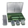 thumbnail image 1 of Bandejas para aparejos con divisores extraíbles, caja de aparejos, organizador resistente de herramientas de pesca, juego de equipo de pesca para, 1 of 8