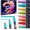 10mm Macaron Colors, variant on 8 Metallic Liquid Chalk Markers with 10mm 3-in-1 Tips, Non-Toxic Washable Erasable Chalk Pens for Car Window Glass Blackboard Calendar