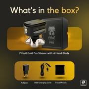 Pitbull Gold PRO Head and Face Shaver | USB charging cable included