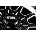 thumbnail image 4 of Grid Custom Wheel for 20x9 inch Gloss Black with Milled Accents E2952M87, 4 of 5