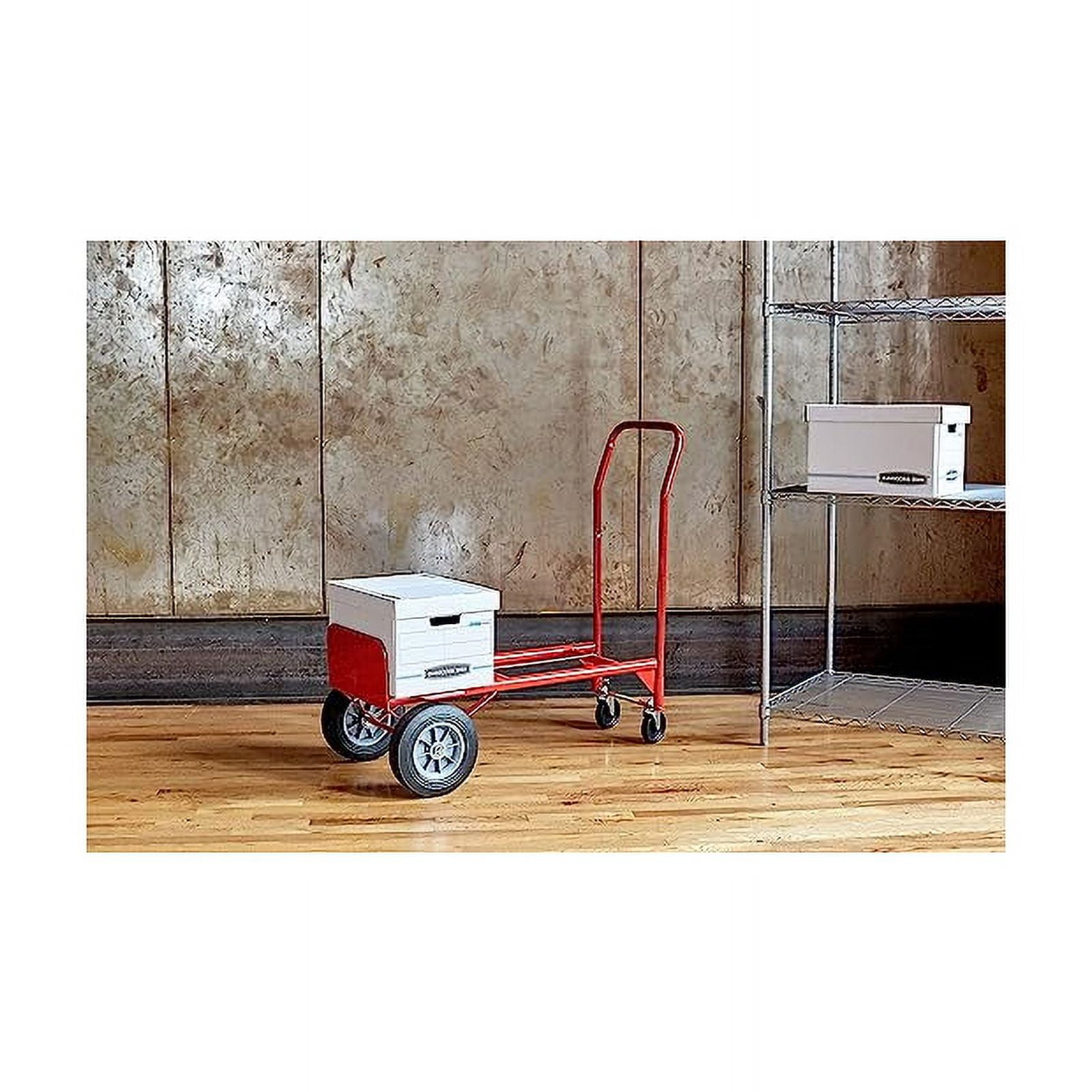 Safco, Convertible Hand Truck, 1 Each, Red