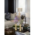 thumbnail image 6 of ABCISI 6.7 inch Brass-Toned Metal Vase Small Flower Vase Set of 2 Modern Decorative Vase for Home Decor, Wedding or Gift(Gold), 6 of 8