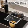 thumbnail image 4 of Weloille Kitchen Sink Drain Rack, Stainless Steel Sink Strainer Holder, Rustproof Drain Basket Food Catcher for Kitchen & Bathroom Sink, Dishwashing Pool, Garbage Prevention, 4 of 4