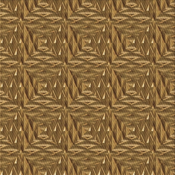 Ahgly Company Machine Washable Indoor Square Transitional Dark Bronze Brown Area Rugs, 8' Square
