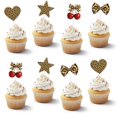 thumbnail image 1 of Decoradores para cupcakes CYUXING de 48 piezas con toppers estampado leopardo, 1 of 7