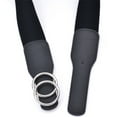 thumbnail image 3 of Beltox Women’s Elastic Waist Belt w Double Silver Ring Black 37-47", 3 of 3