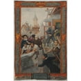 thumbnail image 2 of Fernand Lematte 11x14 Black Ornate Wood Framed Double Matted Museum Art Print Titled: Destruction of the Porte Mars Castle (1882), 2 of 5