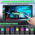 thumbnail image 4 of Estéreo Para Auto Táctil De 7 Pulgadas Hd Pantalla Bluetooth Fm Aux Usb Audio Para 1 Din Y 2 Din Modelos De Coche, 4 of 4