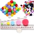 thumbnail image 4 of Pompones suaves de 8/10/15/20/25/30MM, pompones de felpa esponjosos, manualidades DIY, bola de pompón para decoración navideña para el hogar, suministros de costura, 4 of 4