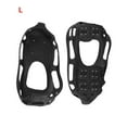 thumbnail image 1 of Eigraketly 1 par de zapatos antideslizantes para pesca en hielo de 24 dientes, zapatos de nieve, tacos, crampones, escalada de invierno, Camping, Escalada Numero 3 Eigraketly OD009867-03, 1 of 1