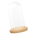 thumbnail image 2 of Campana de cristal transparente para decoración de casa de muñecas, centros de mesa decorativos, cubierta de flores 12cmx16cmx14cm, 2 of 9