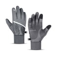 thumbnail image 1 of Invierno guantes de ciclismo al aire libre impermeable a prueba de viento protectores de mano a prueba de viento antideslizantes deportes calentadores de senderismo camping s gris 1 par seitruly OD002140-02, 1 of 7
