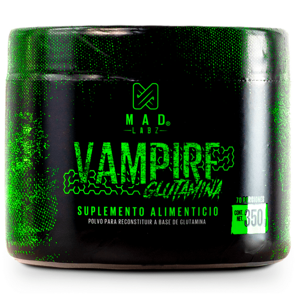 Mad Labz, Glutamina Vampire, 350g, 70 Servicios, 100% Pura MAD LABZ Glutamina Vampire