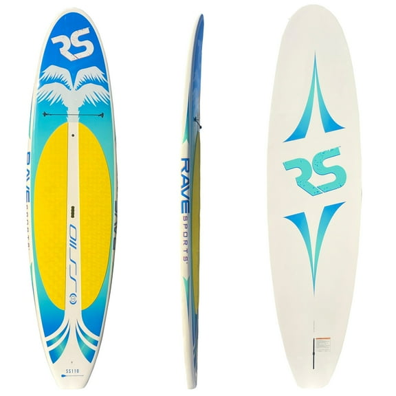 Rave Sports Shoreline Series SS110 SUP in Ocean Palm