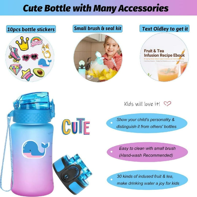 AceCamp 2 Pack-Kids Water Bottle with Straw for School Kids Boys Girls,12OZ  Children Toddler Water B…See more AceCamp 2 Pack-Kids Water Bottle with