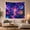 Portal Forest, variant on Bioluminescent Jellyfish in Cosmic Nebula with Stars and Moon, Dreamy Fantasy for Space Lovers, Ethereal Ocean Digital Art, Birthday Gift Tapestry Wall Hanging for Bedroom and Living Room