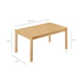 thumbnail image 3 of Alba Extendable Dining Table in Oak, 3 of 12